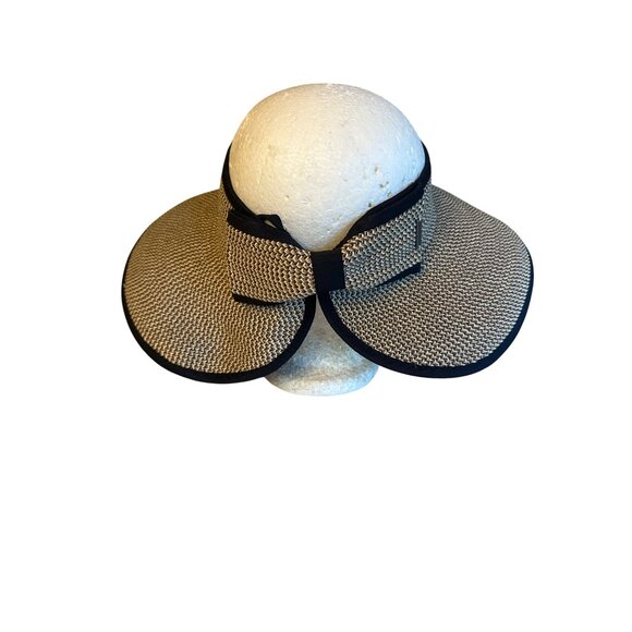 Kooringal Womens Medium Sun Visor Hat With Bow 56 cm - Picture 2 of 4